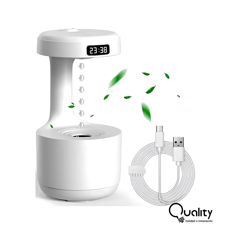 Humidificador antigravedad